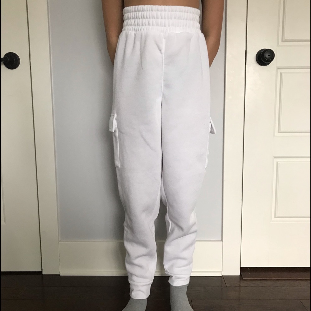 White sweatpants